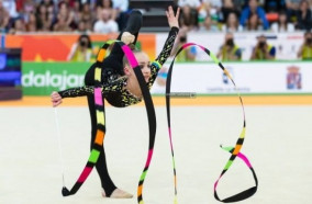 Украинская гимнастка Кристина Пограничная завоевала 5 золотых наград в Стамбуле