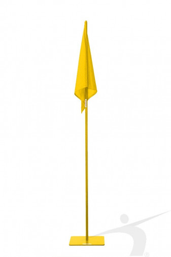 Прапорець жовтий з основою BFY-S0324