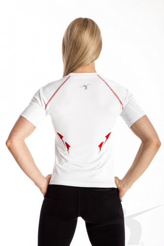 Тренировочная футболка женская белая