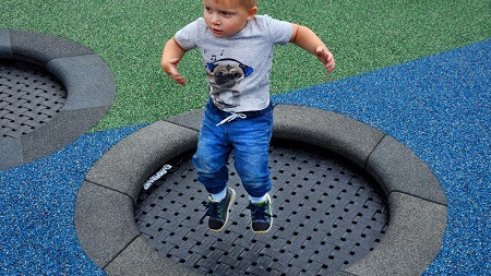 Батут, що вбудовується, для дитячого майданчика Playground Loop