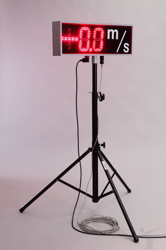 Інформаційне табло для вимірювача швидкості вітру T3-WS