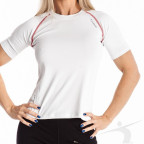 Тренировочная футболка женская белая